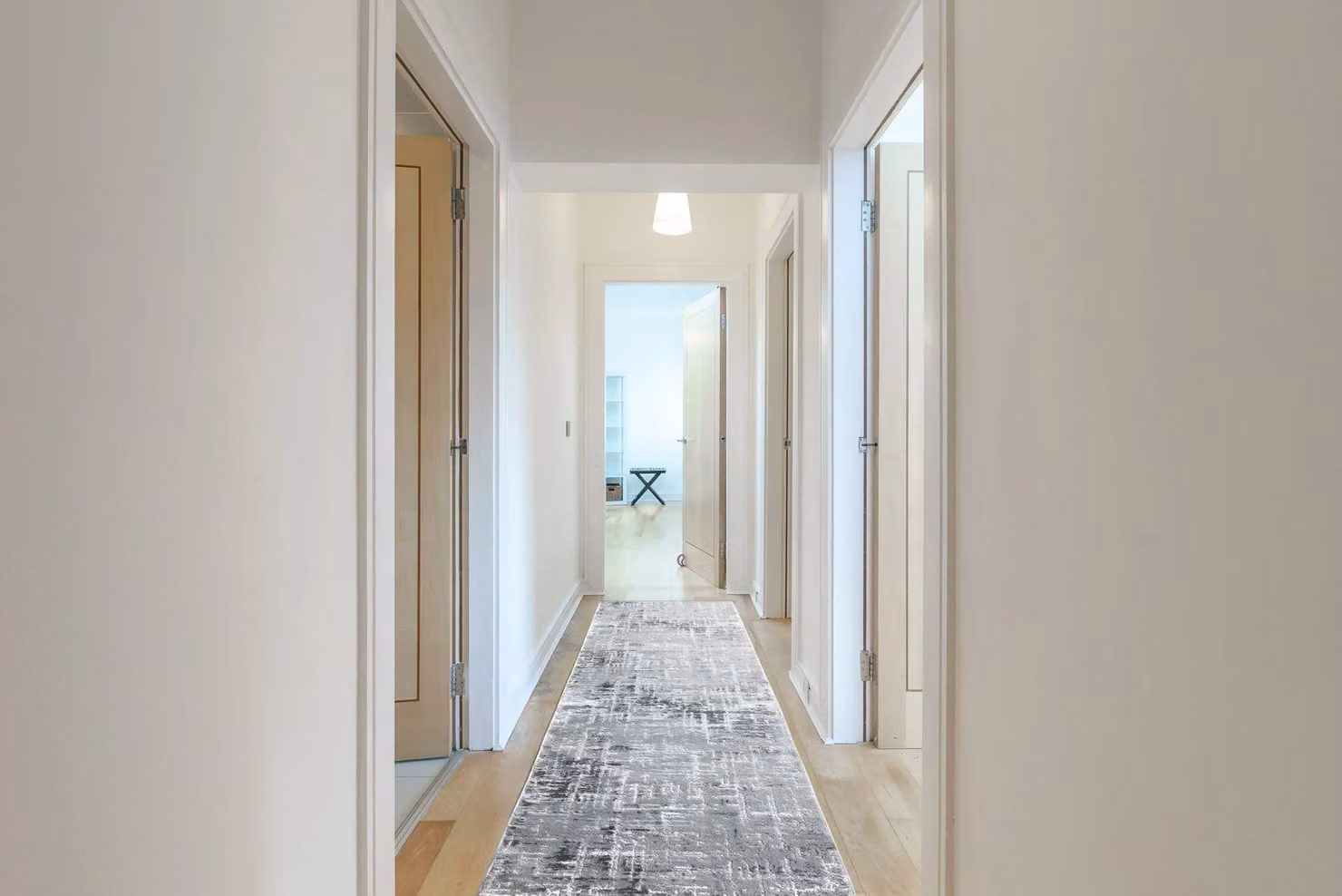 RugsX Structural Mefe Runner in Grey, W: 100 cm, L: 200 cm – 2