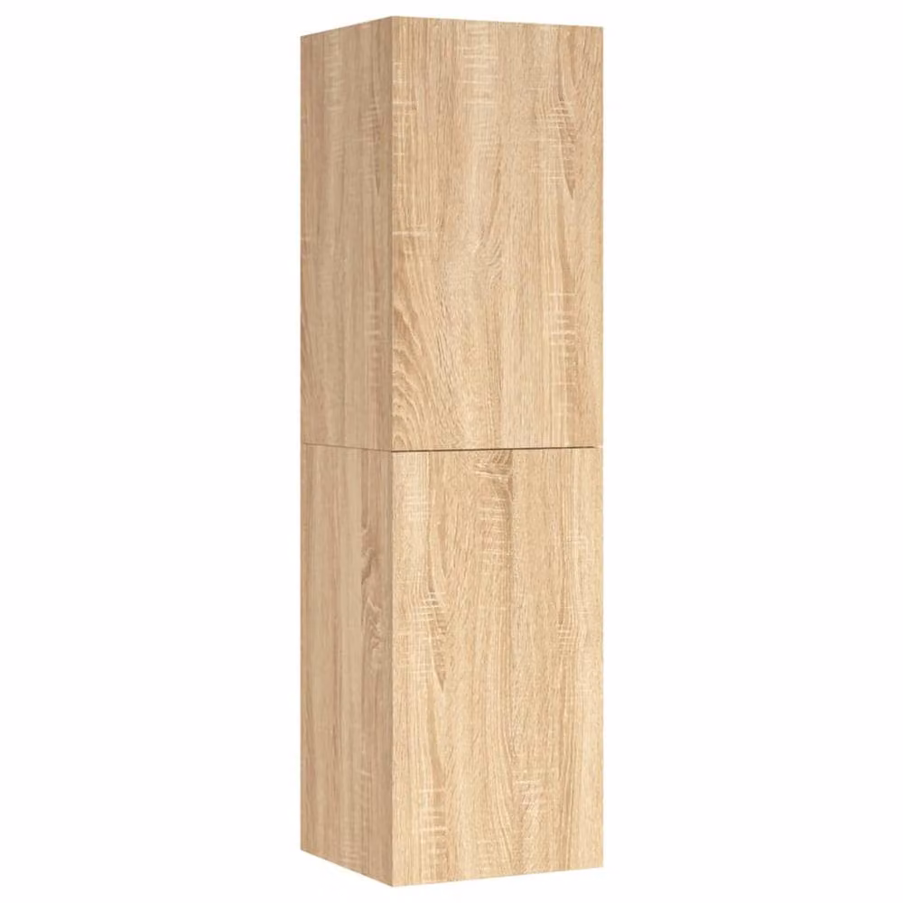 Berkfield Home TV Cabinet in Sonoma Oak, W/D/H: 110 x 30.5 x 30 cm – 2