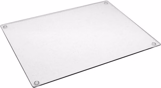 DEENZ Rectangular Transparent Tempered Glass Chopping Board