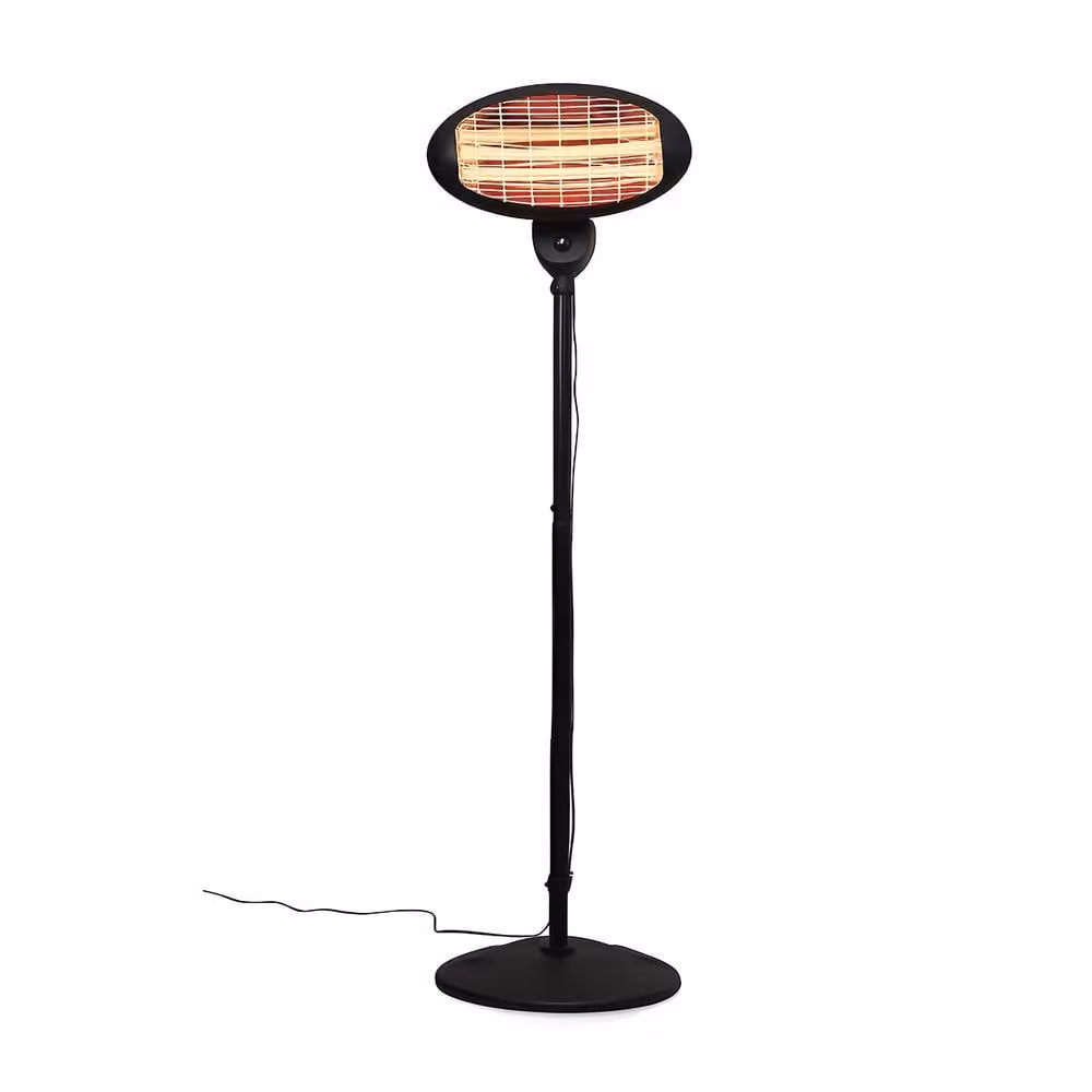 Primrose 2kW IPX4 Electric Quartz Bulb Patio Heater in Black – 5