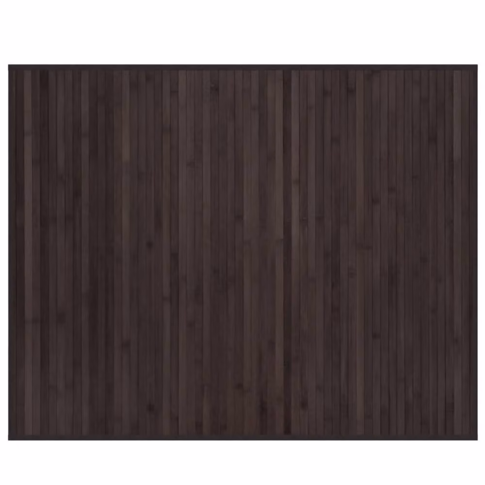 Berkfield Home Rectangular Bamboo Rug in Brown, W/D/H: 80 x 100 cm – 3