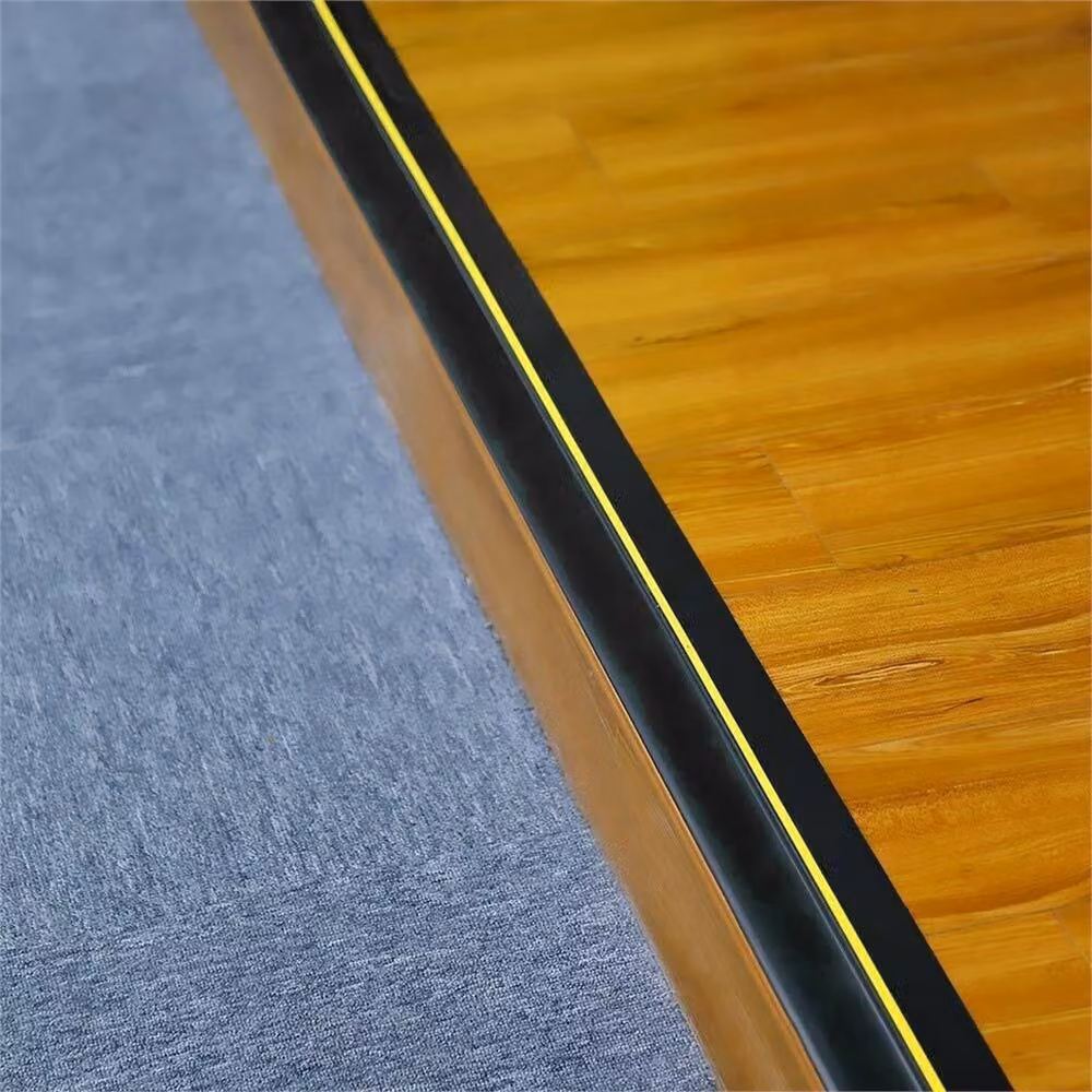 Nordara 8ft Garage Door Threshold Weather Seal Strip, Black EPDM Rubber and PVC – 3