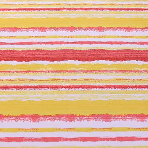 Alan Symonds Luxury Living Striped Red and Multicolour Water Repellent Outdoor Table Runner, W/D/H: 35.56 x 35.56 x 182.88 cm – 4