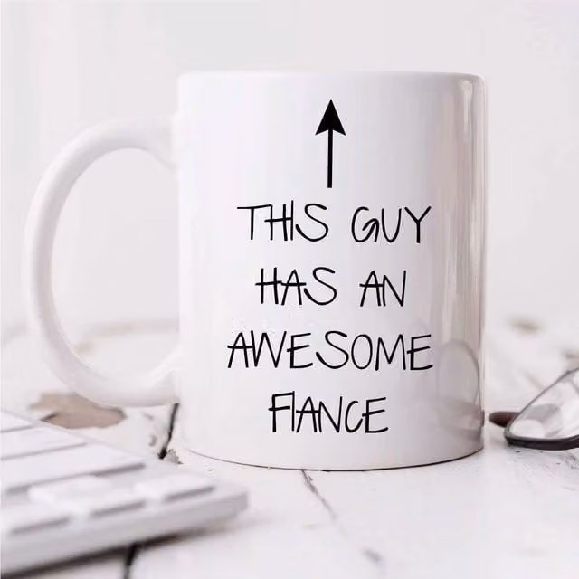 60 Second Makeover This Guy Has An Awesome Fiance White Ceramic Mug