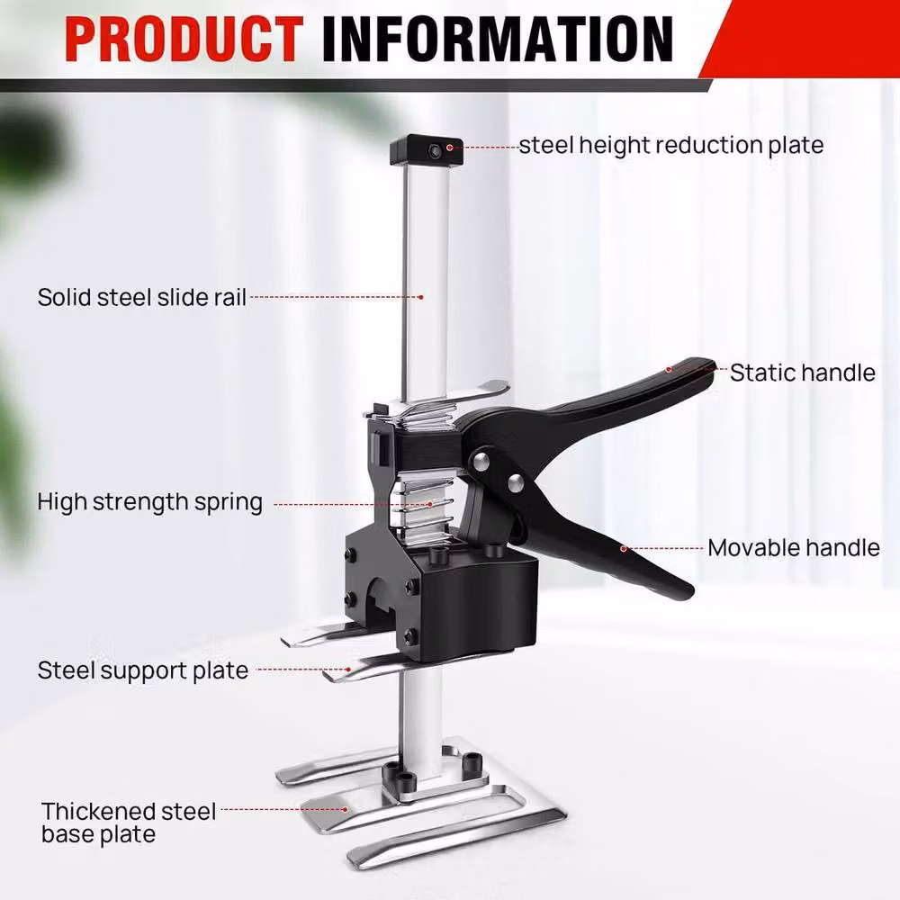 FLAVORA 2-Piece Labour Saving Arm Jack Lift Tool in Black – 3