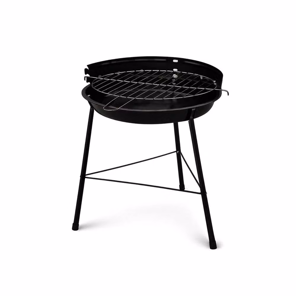 SPETLEK Black Portable Charcoal BBQ Grill, 33 cm Round Tabletop Design – 2