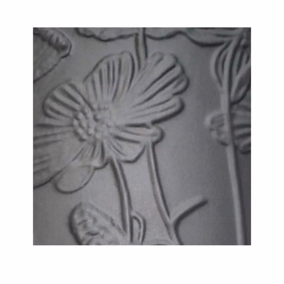 Royal Botanic Gardens Kew Meadow Ceramic Planter in Grey and Black, W/D/H: 20.5 x 20.5 x 20.5 cm – 5