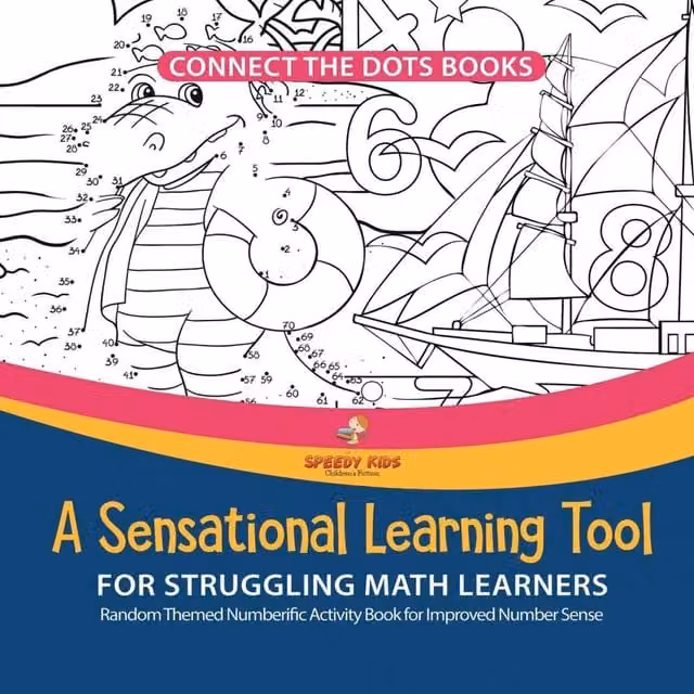 Speedy Kids Connect the Dots Learning Books for Children, White and Multicolour