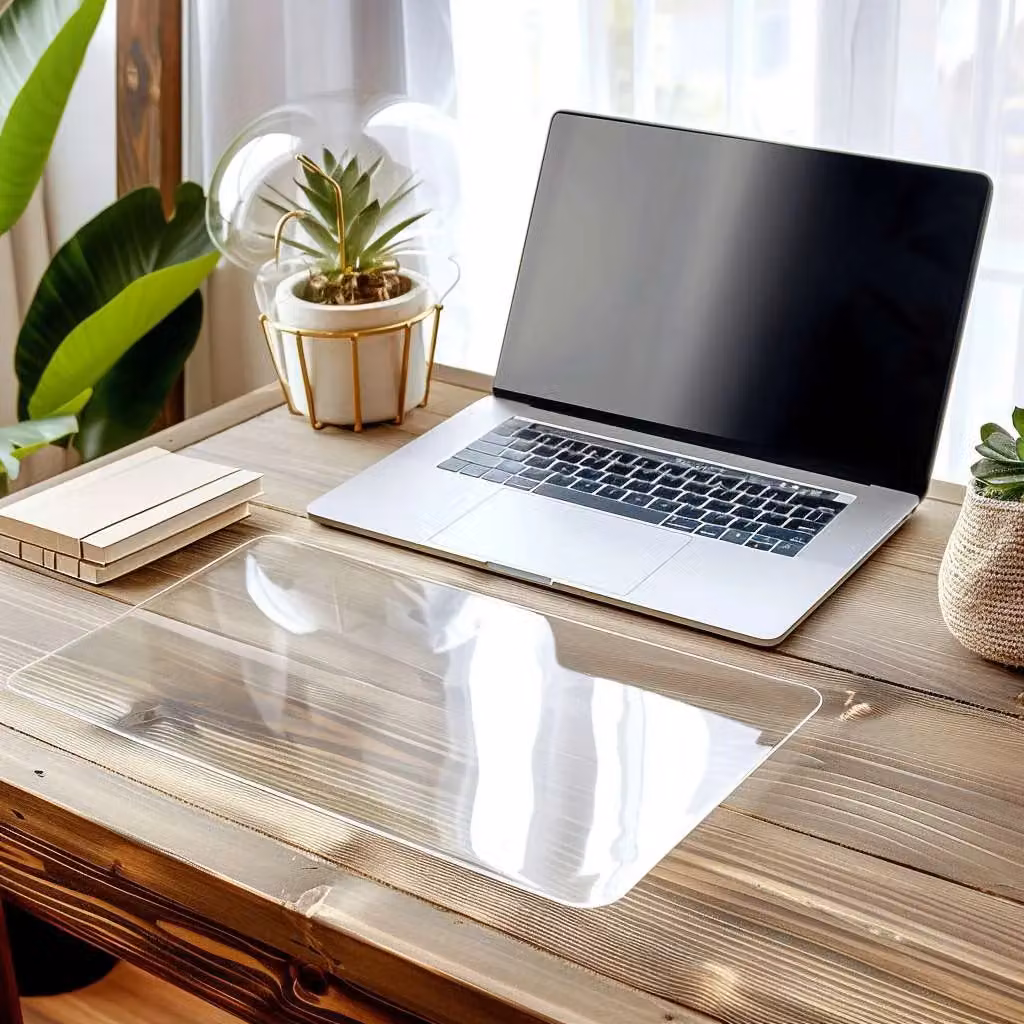 Nicoman Clear Waterproof Non-Slip Desk Pad Protector Mat, Transparent, W: 120 cm, D: 50 cm – 5