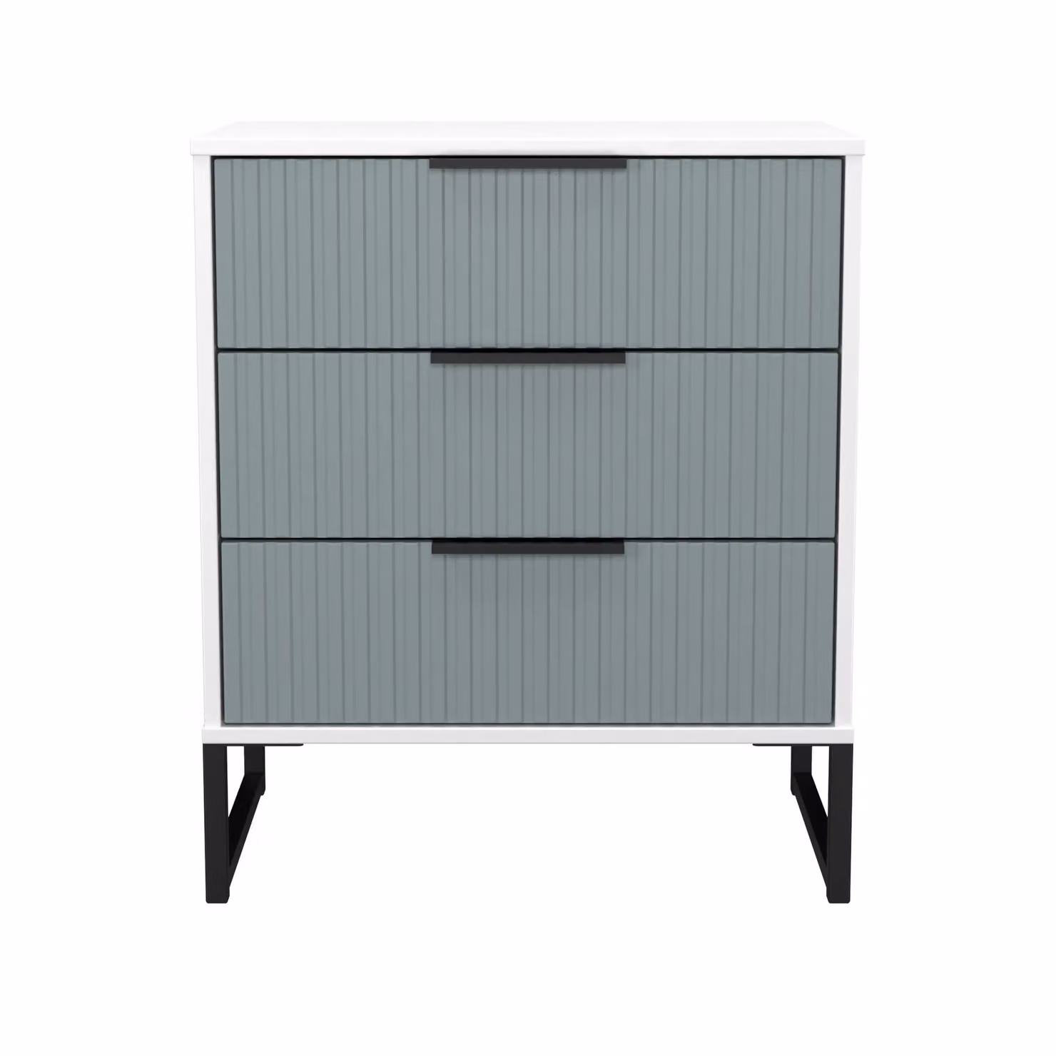 Ready Assembled 2 U Menai 3 Drawer Chest in Duck Egg Blue