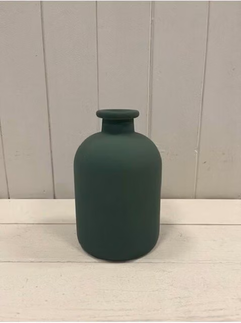 KDMD Matt Light Green Glass Bottle