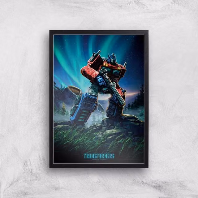 Transformers Optimus Prime Multicolour A2 Giclee Art Print on Paper