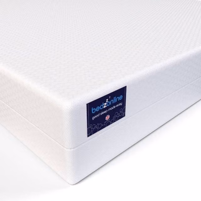 Bedzonline Circle Memory Foam Mattress in White, W/D/H: 120 x 200 x 76 cm – 1