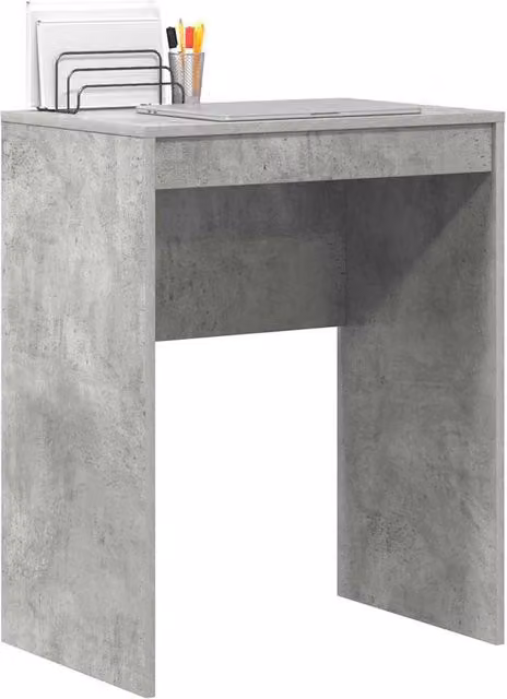 Berkfield Home Modern Writing Desk in Grey, W/D/H: 60 x 40 x 76 cm
