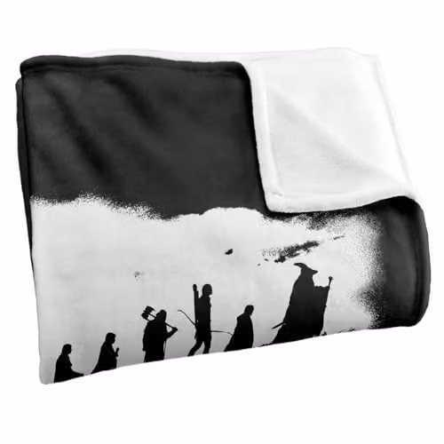 Warner Bros. Lord Of The Rings The Fellowship Silky Touch Super Soft Fleece Throw Blanket, Multicolour, W/D/H: 91 x 147 cm – 2