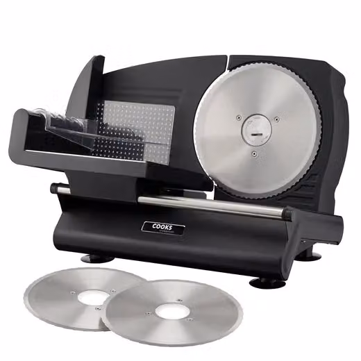 Cooks Professional 150W Electric Food Slicer Machine in Silver Stainless Steel – 2