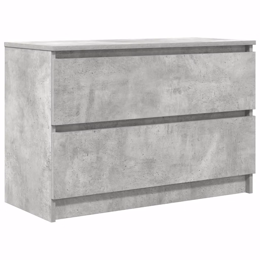 Berkfield Home TV Cabinet in Concrete Grey, W/D/H: 80 x 35 x 54 cm – 2