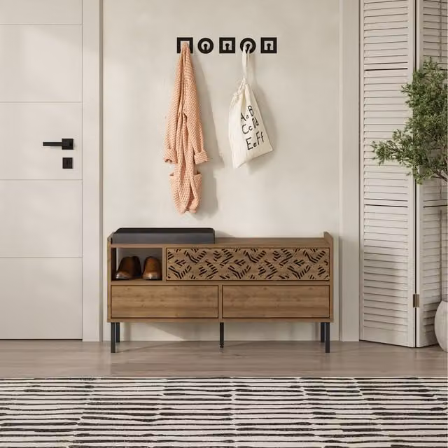 Decortie Modern Brown Shoe Rack