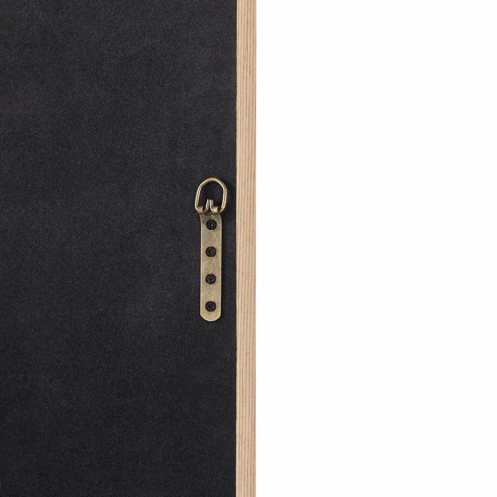 FurnitureboxUK Inga Oak Wood Rectangular Wall Mirror in Brown, H 170 cm x W 50 cm – 2