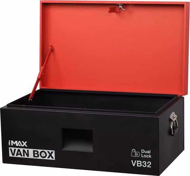 Hilka 32 Steel Van Storage Box - Red