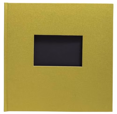 Exacompta Pop'N Co Photo Album with Lime Green Fabric Cover, 60 Photos, 30 Black Pages, W: 25 cm x H: 25 cm – 1