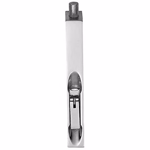 Loops Lever Action Flush Door Bolt with Flat Keep Plate in Silver, 30.5 x 30.5 cm – 1