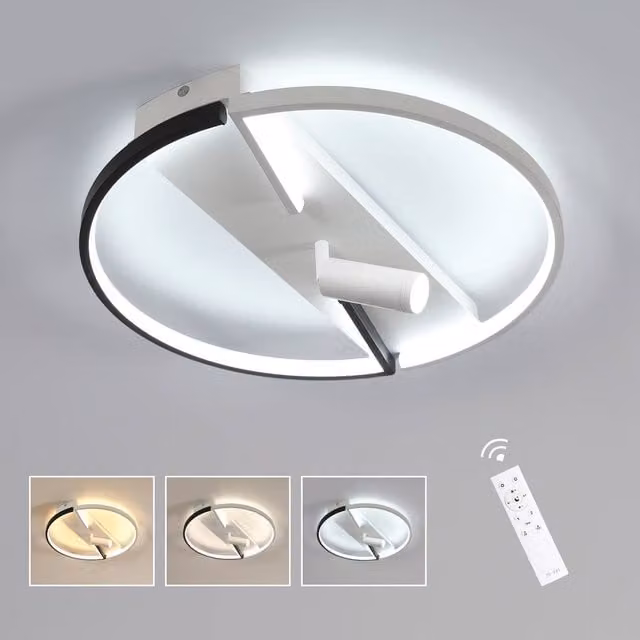 COMELY Dimmable LED Ceiling Light, 42W, White, Diameter: 48 cm