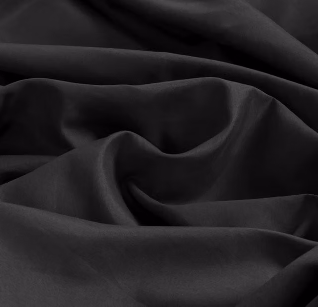 NewEdgeBlinds Lyla Microfibre Fitted Sheet, Black, 90 x 200 cm