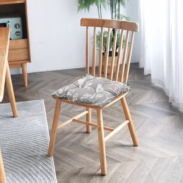 Roseley Square Seat Cushion Pads in Grey