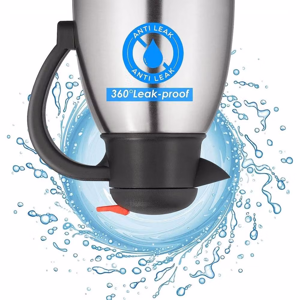 FLAVORA Stainless Steel Vacuum Insulated Hot and Cold Flask in Silver – 5