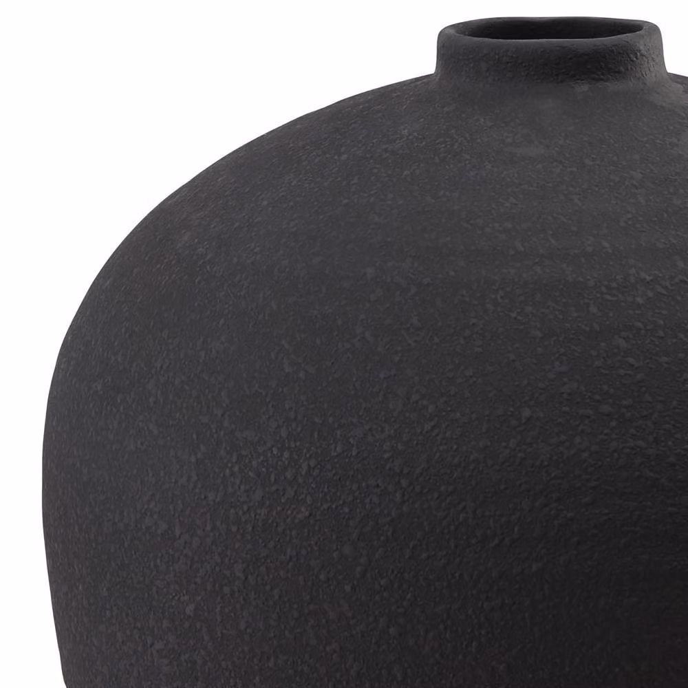 Wyld Haus Laurelwood Matt Black Tall Ceramic Vase – 3