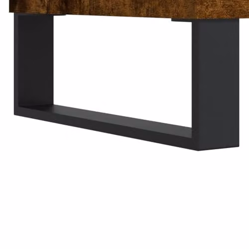 vidaXL Record Cabinet in Smoked Oak, W/D/H: 85 x 38 x 48 cm – 4