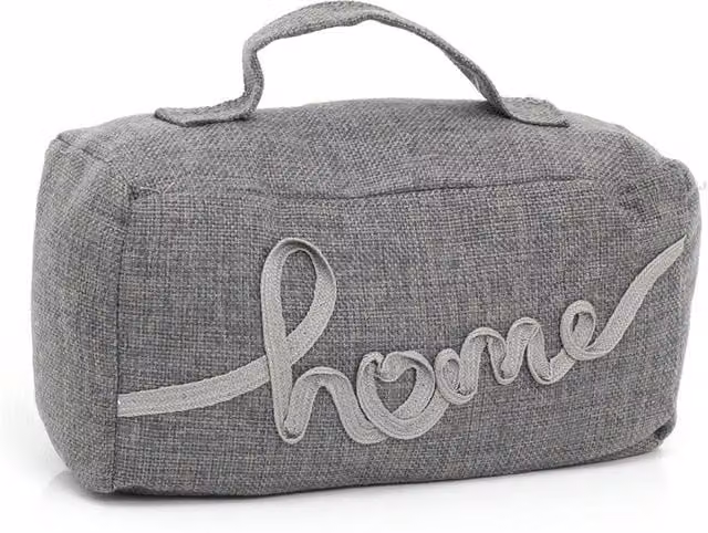 SPETLEK Rectangle Weighted Doorstop with Handle in Grey, Large – 1