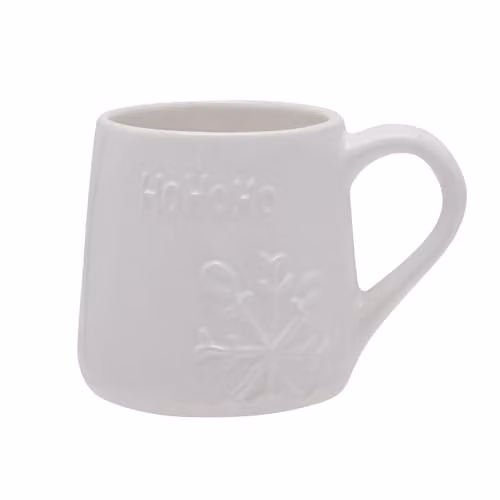 Widdop and Co White Ceramic Geometric Mug
