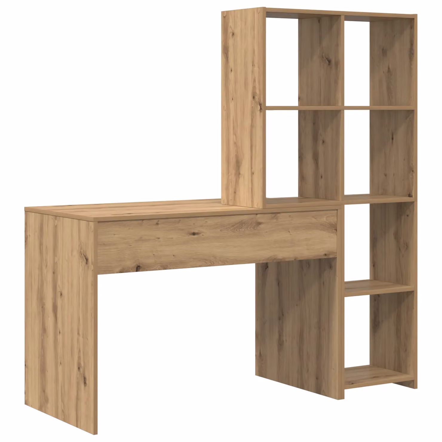 Berkfield Home Modern Artisan Oak Storage Shelf in Brown – 4