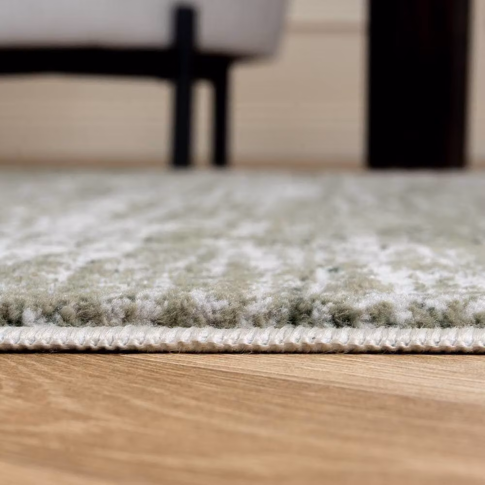 THE RUGS Montana Abstract Design Living Room Area Rug, Green, W: 160 cm, D: 230 cm – 2