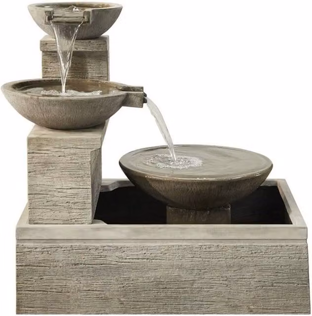 Altico Garden Products Ltd Bellagio Brown Cascade Water Feature, W: 100 cm, D: 74.5 cm, H: 100 cm
