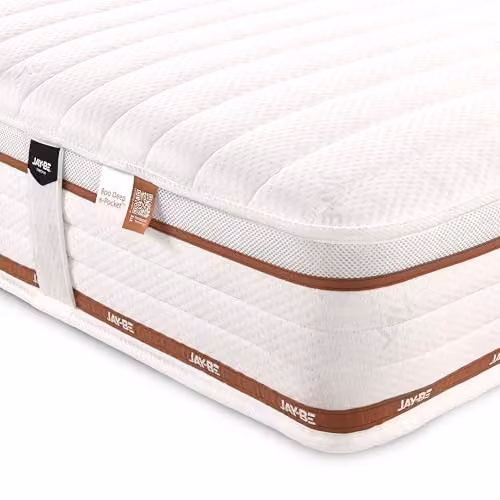 Jay-Be Ryze 800 Pocket Sprung Mattress, White, W/D/H: 200 x 150 x 23 cm