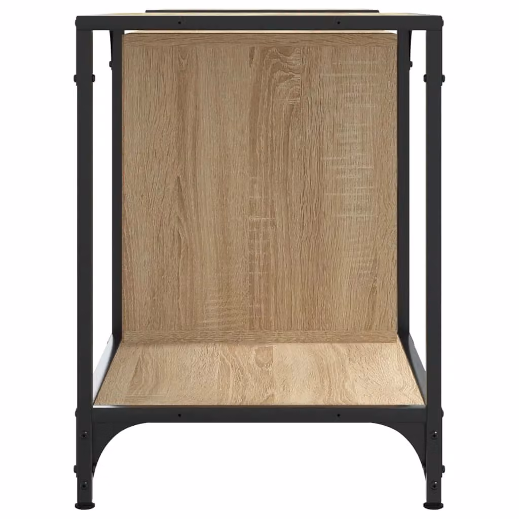 Berkfield Home Sonoma Oak TV Cabinet in Brown, W/D/H: 153 x 37 x 50 cm – 3