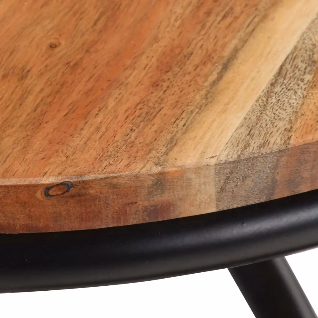 Berkfield Home End Table in Brown Solid Acacia Wood W/D/H: 40 x 40 x 52 cm – 4