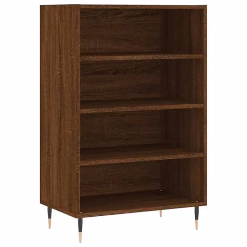 vidaXL Mid-Century Highboard in Brown Oak, W/D/H: 57 x 35 x 90 cm – 1