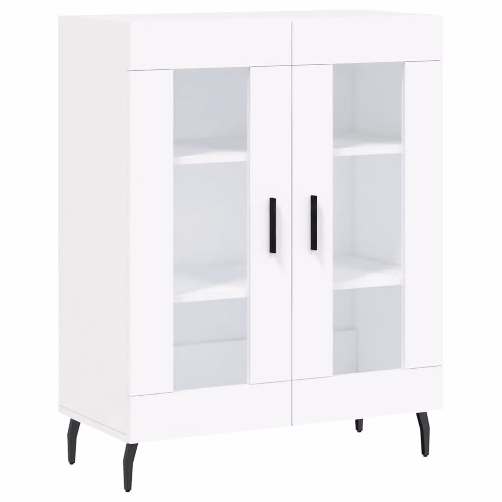 Berkfield Home Classic Sideboard in White, W/D/H: 69.5 x 34 x 90 cm – 2