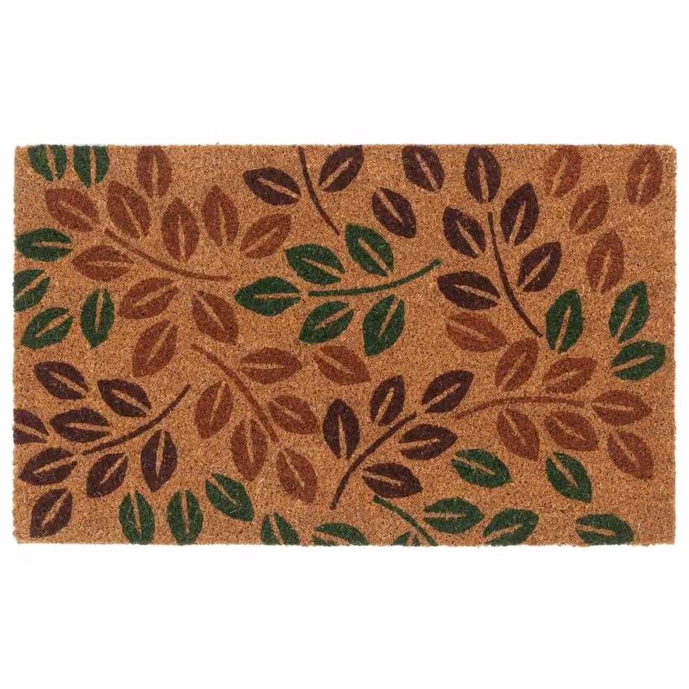 Berkfield Home Rectangular Coir and PVC Door Mat, Brown, W: 45 cm, D: 75 cm – 1