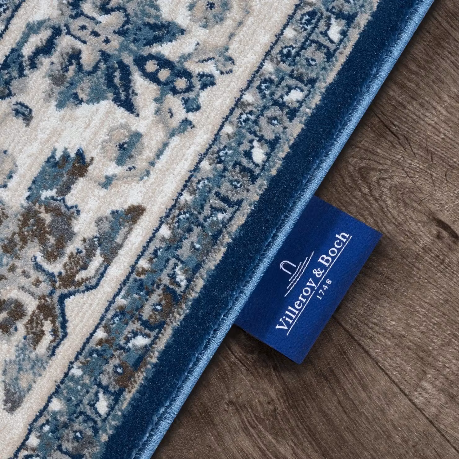 Villeroy & Boch 1869 Jehanne Rug in Blue, Classic Medallion Design, W: 160 cm, L: 235 cm – 3
