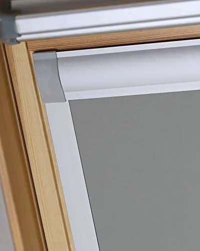 Bloc Blinds Blackout Thermal Insulating Skylight Blind for Velux Roof Windows, Silver Grey, W: 48 cm, H: 93 cm – 3