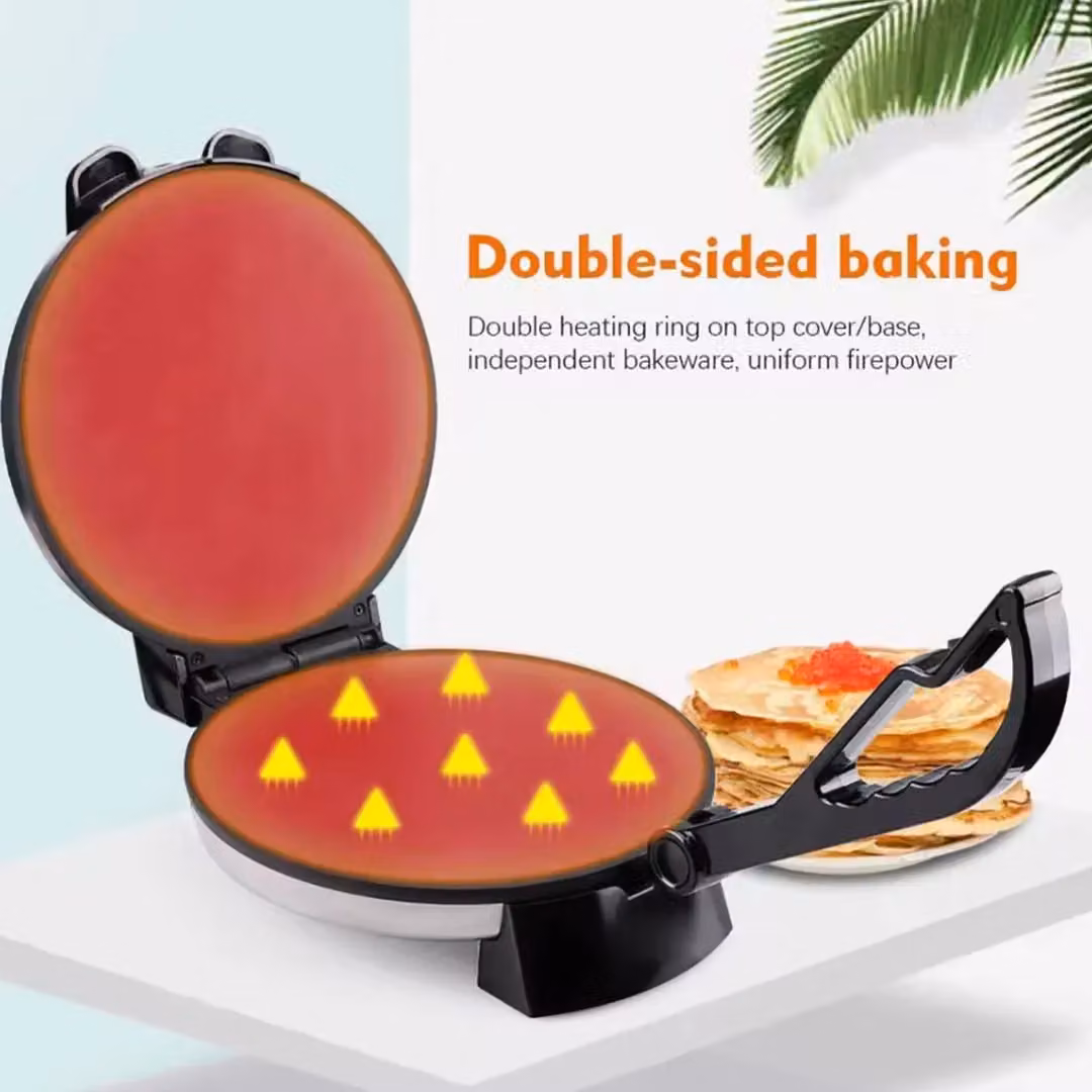 SPETLEK Electric Chapati Maker and Flat Bread Press Machine in Silver – 6