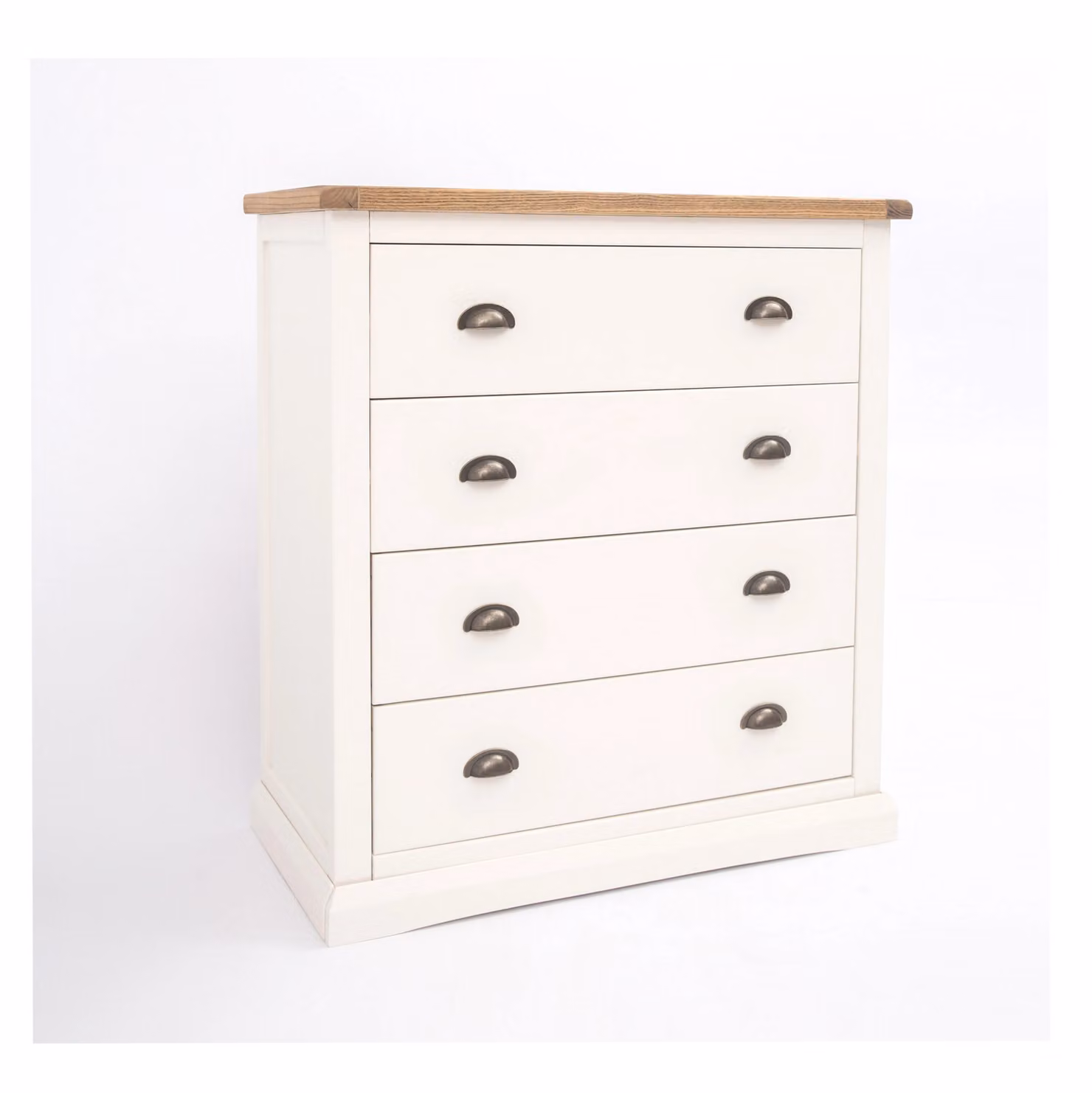 Cabinet Bits Cosenza 4 Drawer Chest in Off-White with Gold Handles – 2