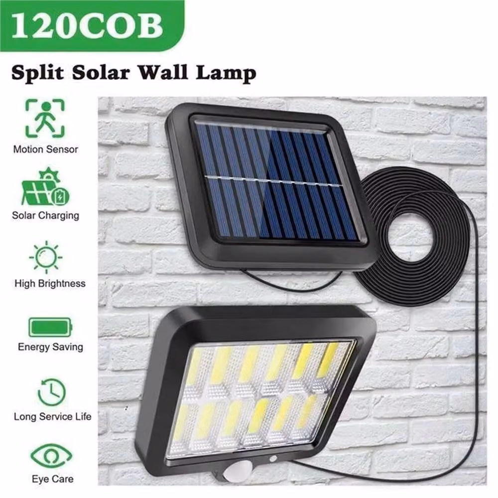 KORVIXA Solar Outdoor Garden Security Floodlight in Black, Diameter: 40 cm, Height: 25 cm – 4