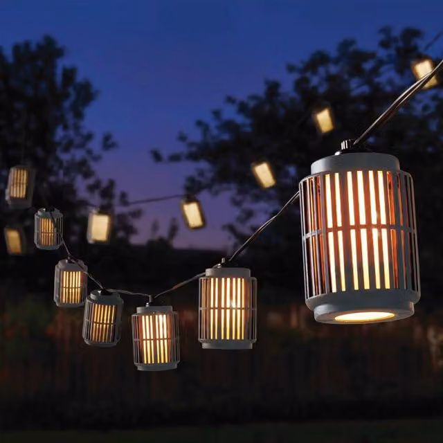 mysmartbuy Urbane Warm White LED String Lights, 20 LED Festoon Set, White