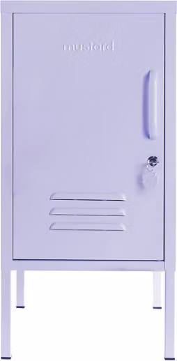 Mustard Made The Shorty To The Left Freestanding Metal Cabinet in Purple Lilac, W/D/H: 46 x 35 x 72 cm – 1